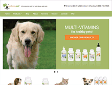 Tablet Screenshot of endurapet.com